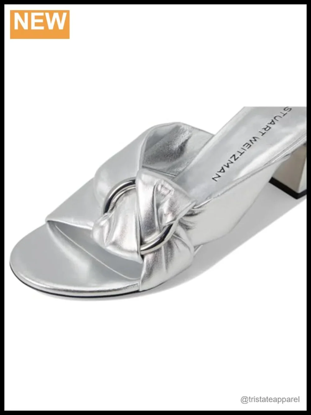 Womens Cece Block Slide 50 Mestizo Leather Sandals Slip On